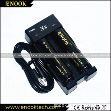 Enook X2 Micro usb 18650Vape battery charger